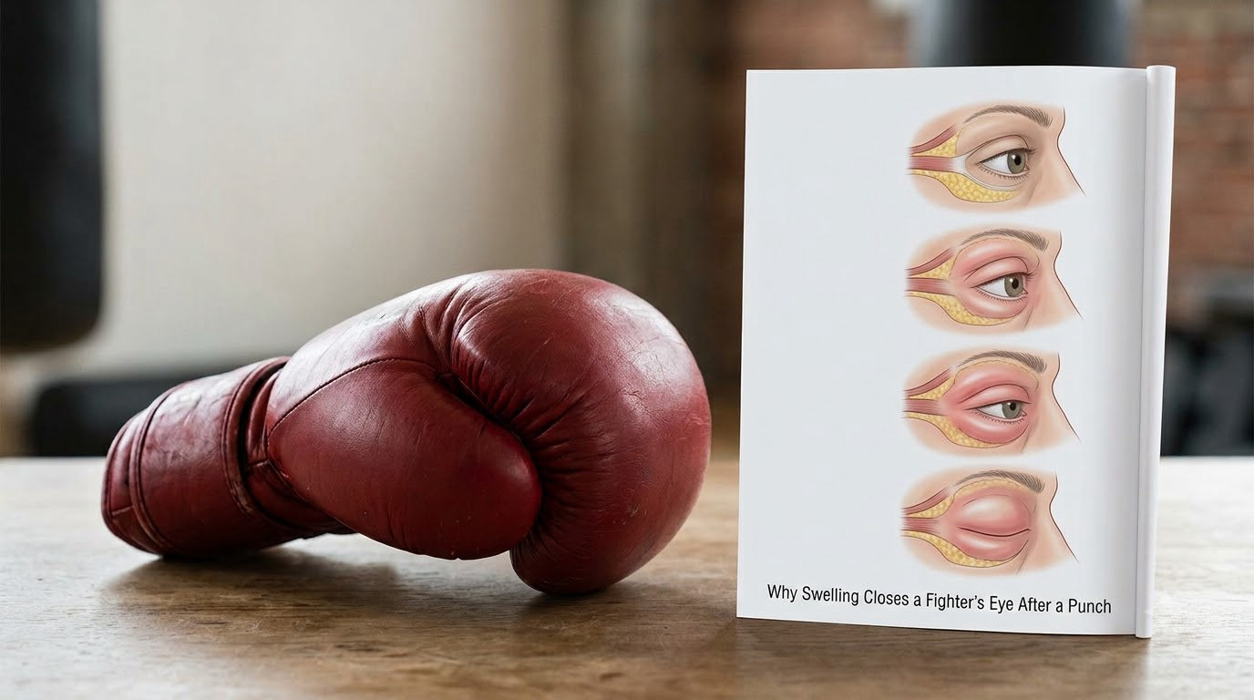 Why Swelling Closes a Fighter's Eye After a Punch