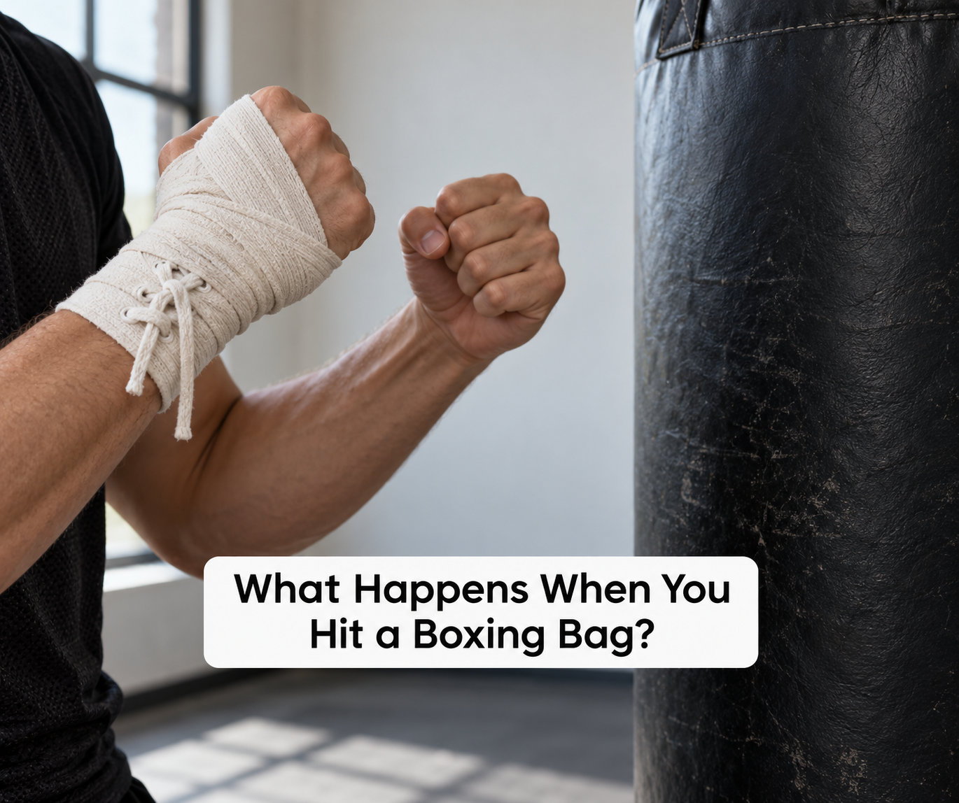 What Happens When You Hit a Boxing Bag?